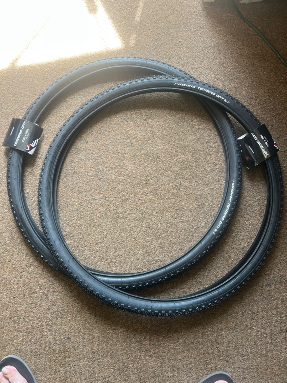 Cyclocross/Gravel Bike Tire - Black 700 x 38c 40-622 set of 2 NWT